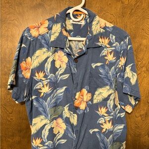 Tommy Bahama Camp Shirt 100% Silk